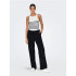 Camiseta Only Onlkenya Rib Stripe Bright White Mujer