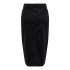 Falda Only bianca Midi Washed Black Mujer