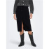 Falda Only bianca Midi Washed Black Mujer