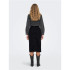 Falda Only bianca Midi Washed Black Mujer