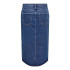 Falda Only bianca Midi Rea Medium Blue Denim Mujer