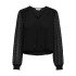 Camiseta Only Onlelmira Life New Dobby Black Mujer