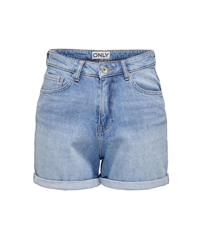 Vaqueros Only Regular Azg Mujer Medium Blue Denim