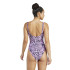 Bañador de Natación adidas Essentials Animal Print U-Back Swimsuit Mujer Morado
