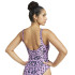 Bañador de Natación adidas Essentials Animal Print U-Back Swimsuit Mujer Morado