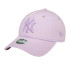 Gorra New Era League Essential 9FORTY New York Yankees Pastel Morado Mujer
