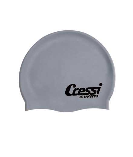 Gorro de natación Cressi Silicona Plata
