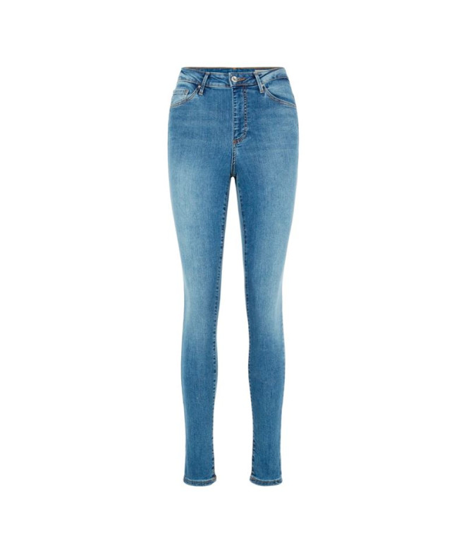 Pantalones Vero Moda sophia Hwkinny Jeans Lt Bl...