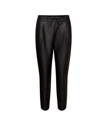 Pantalones Vero Moda eva Loosetring Coated Black Mujer