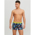 Calzoncillos Jack and Jones Jacflower Bird 3 Pack Surf the Web Hombre