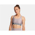 Sujetador Deportivo de Fitness Under Armour Hg Authentics Mid Branded Mujer Gris