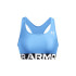 Sujetador Deportivo Under Armour Hg Mid Branded Mujer Azul