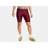 Mallas Cortos de Fitness Under Armour Hg 8In Mujer Rojo