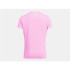 Camiseta de Fitness Under Armour Tech Ssv- Twist Mujer Rosa