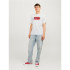 Camiseta Jack and Jones tiley Crew White Hombre