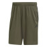 Pantalón adidas Train Essentials Pique 3-Stripes Shorts Hombre Verde Oliva