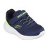 Zapatillas Skechers Bounder Marino Amarillo Synthet Niño