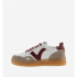 Zapatillas Victoria Seúl Efecto Piel & Serraje Mujer Rojo
