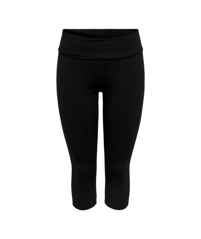 Mallas Only Onpfold Mw 3/4 Black Mujer