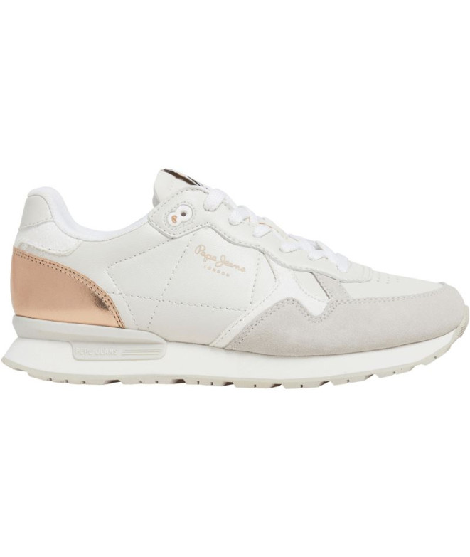 Zapatillas Pepe Jeans Brit Sun Off White Mujer