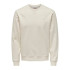 Sudadera Only & Sons Onsdan Unshed Reg Crew Neck Antique White Hombre