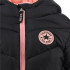 Chaqueta Converse Solid Mdwt Puffer Niña Negro