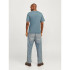 Camiseta Jack and Jones skull Rock Crew Azul Hombre