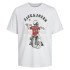 Camiseta Jack and Jones skull Rock Crew Blanco Infantil