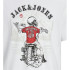Camiseta Jack and Jones skull Rock Crew Blanco Infantil