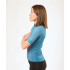 Maillot de Ciclismo Hemon Basic M/C Petrol Mujer