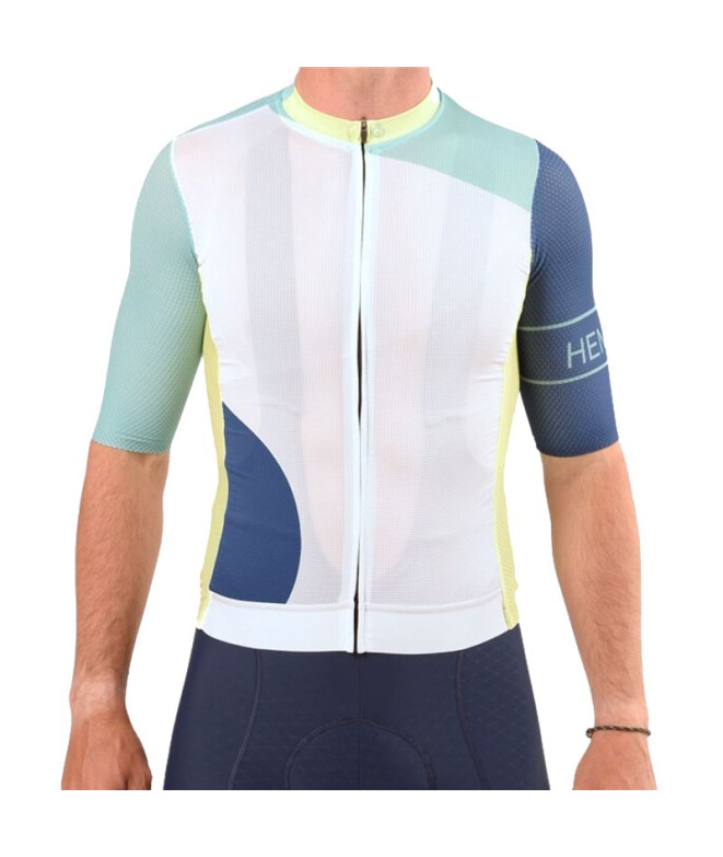 Maillot de Ciclismo Hemon Prestiggio M/C Blanco...
