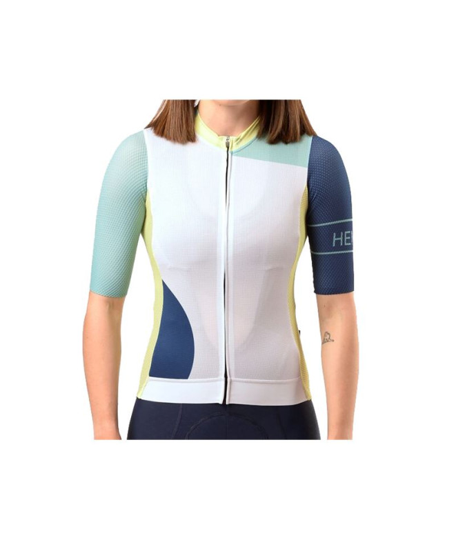 Maillot de Ciclismo Hemon Prestiggio M/C Blanco...
