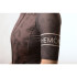 Maillot de Ciclismo Hemon Prestiggio M/C Marrón Mujer