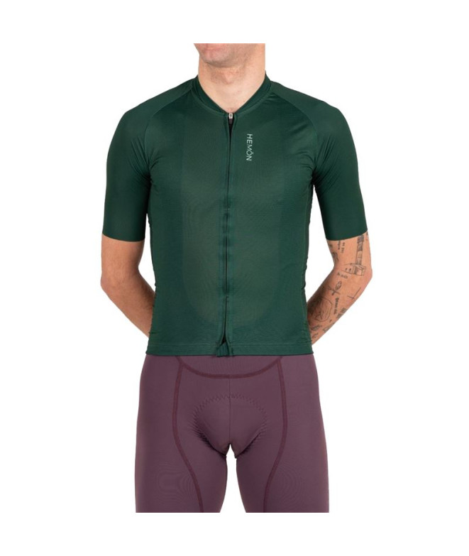 Maillot de Ciclismo Hemon Pro Gaia M/C Verde...