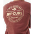Sudadera Rip Curl Stapler Crew Hombre Apple Burdeos