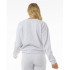 Sudadera Rip Curl High Tide Surf Crew Mujer Gris