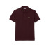 Polo Lacoste Chemise Col Bord-Cotes Burdeos