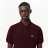 Polo Lacoste Chemise Col Bord-Cotes Burdeos