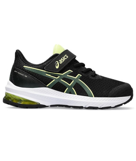 Zapatillas de Running ASICS Gt-1000 12 Ps Infantil Negro