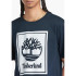 Camiseta Timberland Stack Logo Short Sleeve Dark Zafiro Hombre