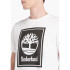 Camiseta Timberland Stack Logo Short Sleeve Blanco/Negro Hombre