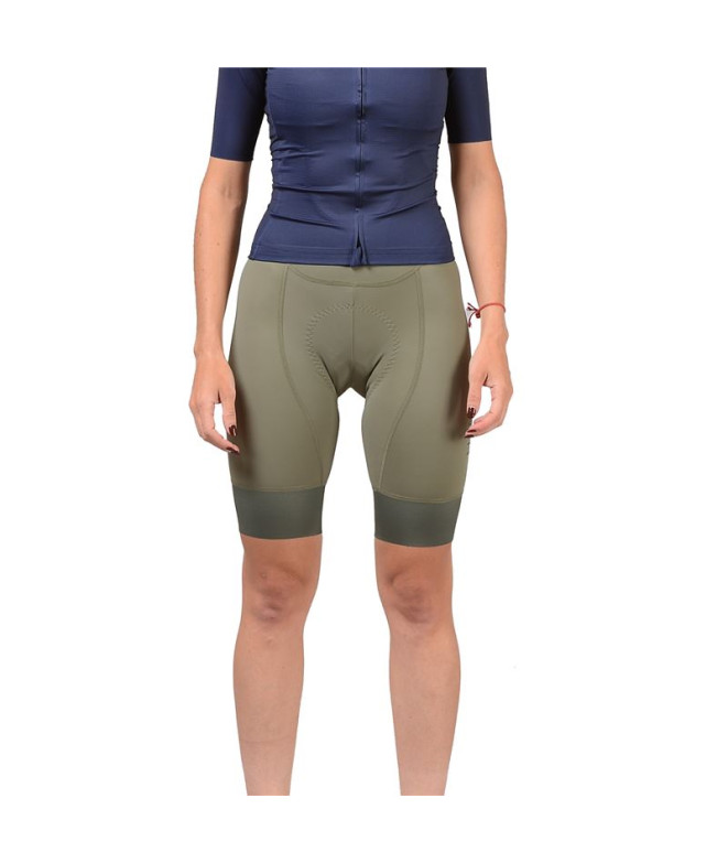 Culotte de Ciclismo Hemon Passo Corto - Verde...