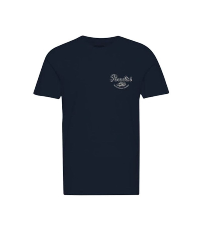 Camiseta Jack and Jones Jjricky Crew Neck Sky...