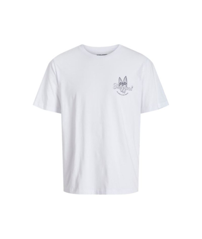Camiseta Jack and Jones Jjricky Crew Neck White...