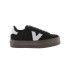 Zapatillas Victoria Barcelona Deportivo Serraje Mujer Negro
