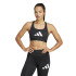 Sujetador Deportivo de Fitness adidas Powerreact Big Logo Graphic Mujer Negro