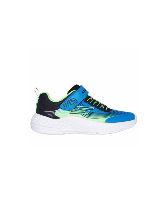 Zapatillas Skechers Microspec Advance Azul/Lima...