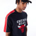 Camiseta New Era NBA PANEL OS Chicago Bulls Negro Hombre