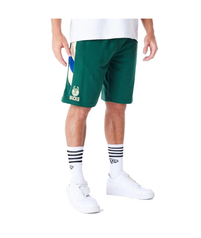 Pantalones New Era NBA PANEL OS Milwaukee Bucks...