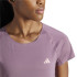 Camiseta de Running adidas Adizero Running Mujer Lila